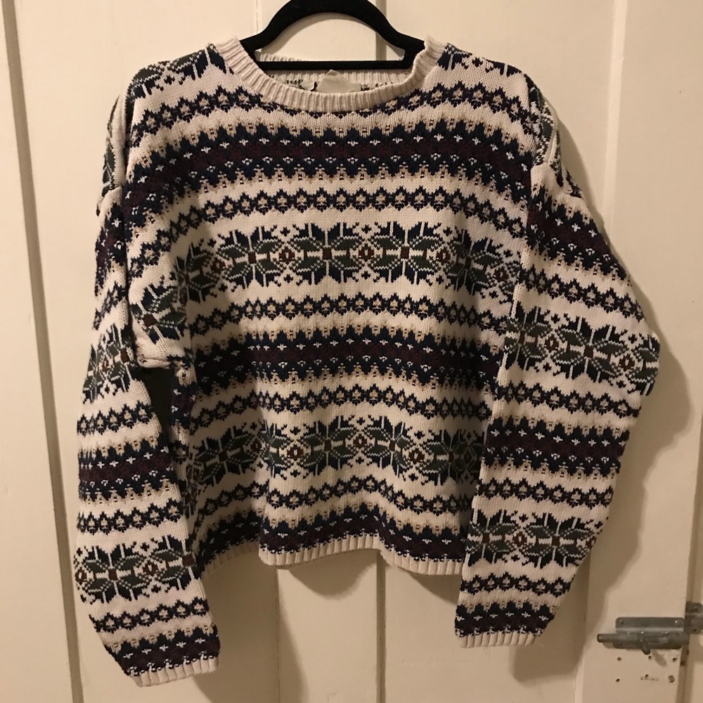 pattern vintage sweater